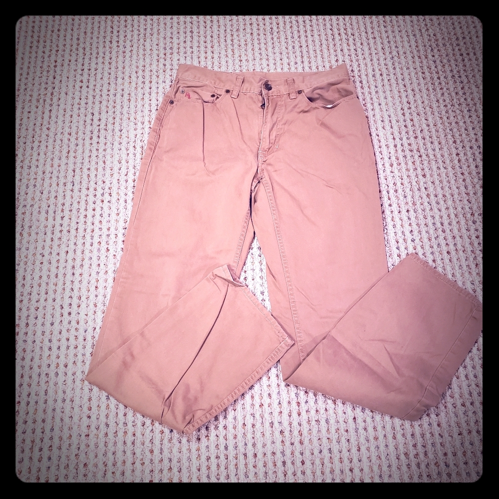MENS RALPH LAUREN POLO TAN 30X32